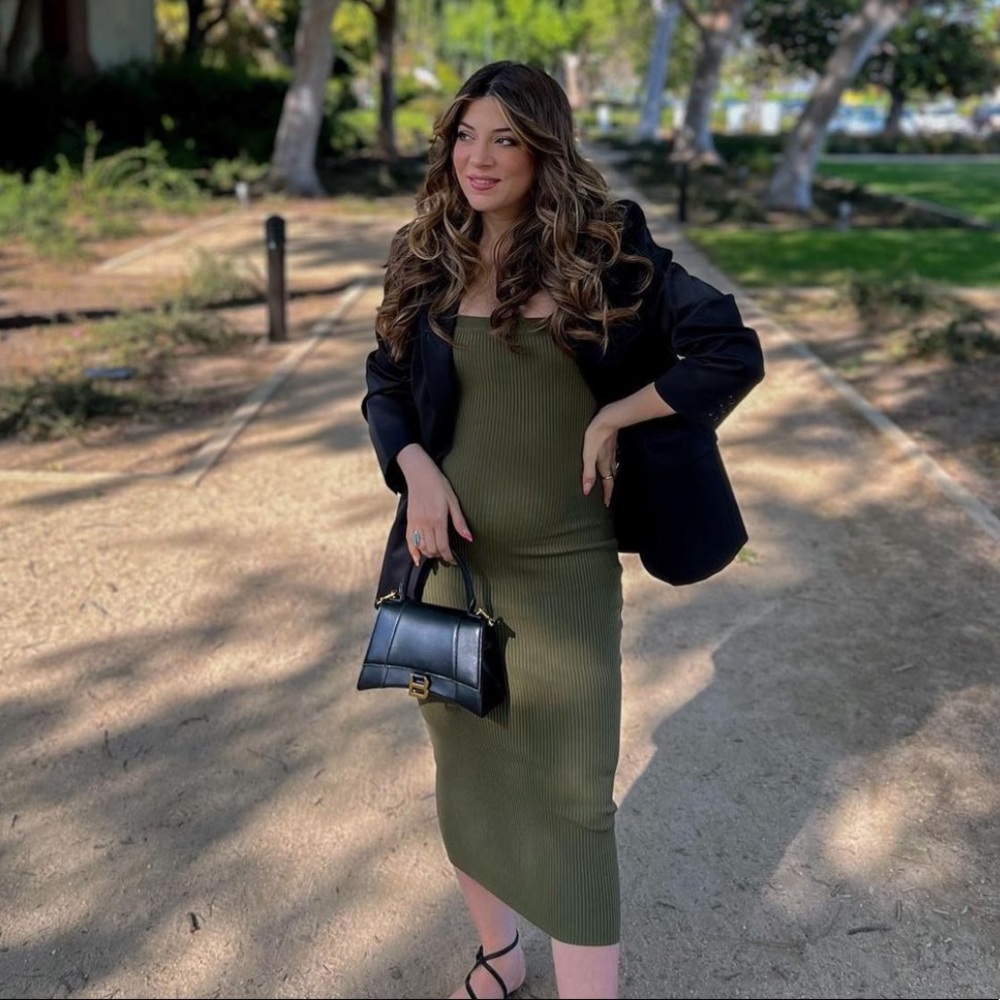 Bodycon style knit dress